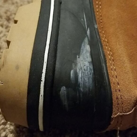 Cat & Jack Boots Leather Fur Winter SNOW Waterproof Kids YOUTH GIRLS Size 5 - Picture 6 of 11